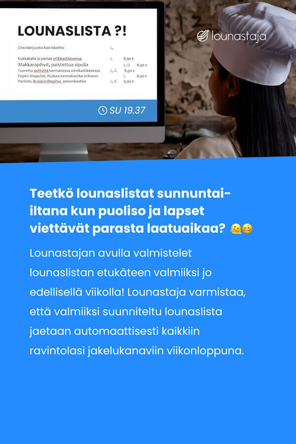 Lounastaja mainos #4